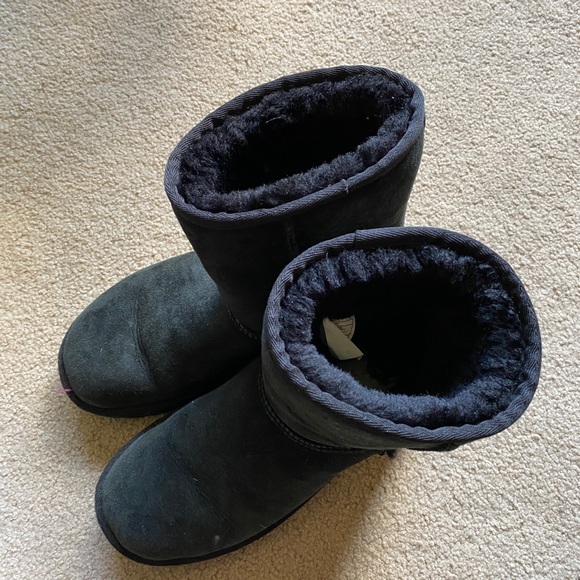 Black suede Uggs black size 6 - Picture 6 of 7